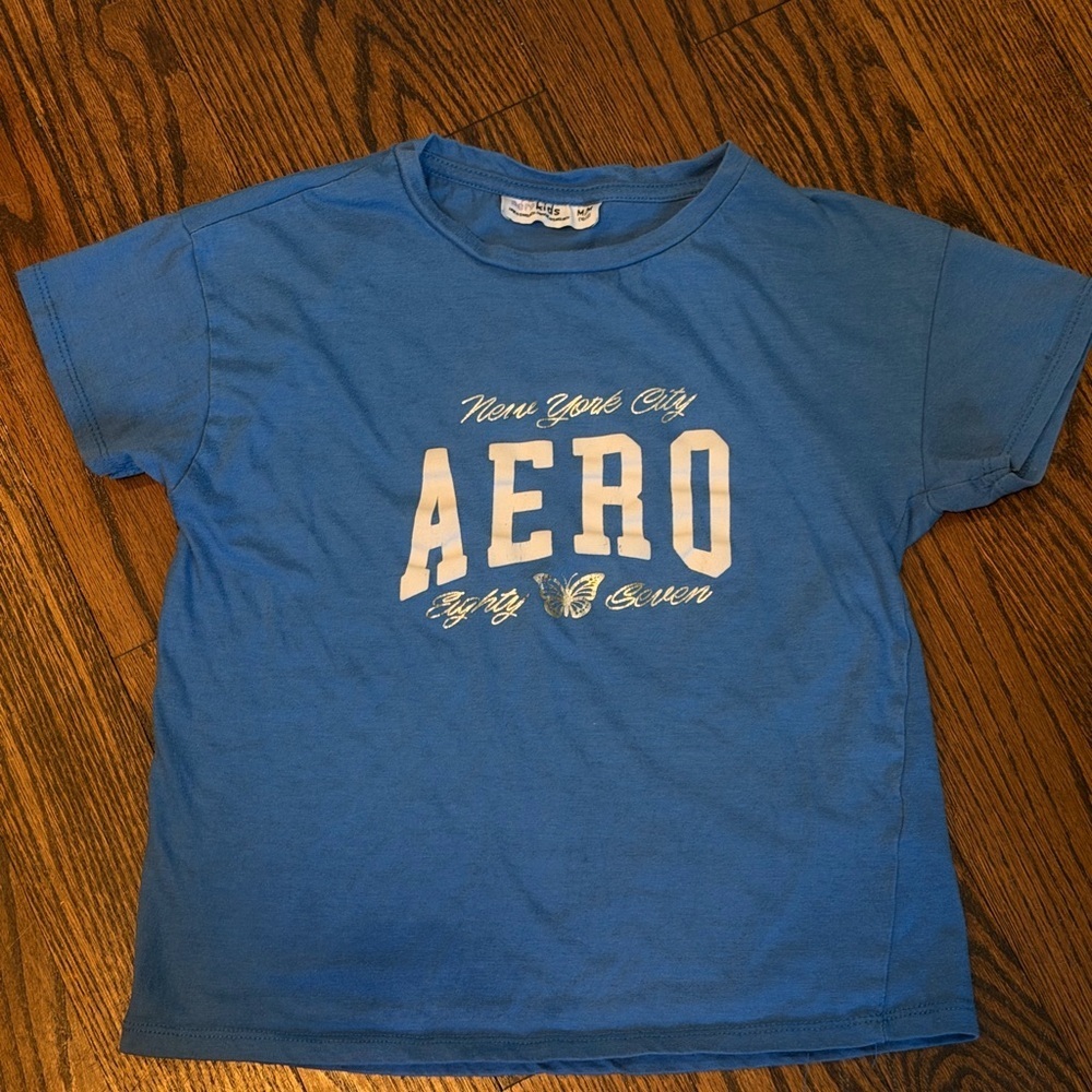 Aeropostale Kids Blue Graphic Tee